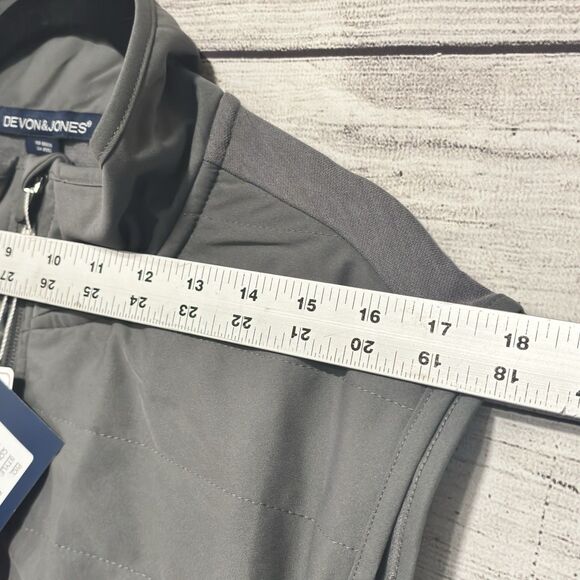 Devon & Jones Men Classic Charleston Hybrid Vest in Graphite Grey Sz 2XL Outdoor - Picture 8 of 8